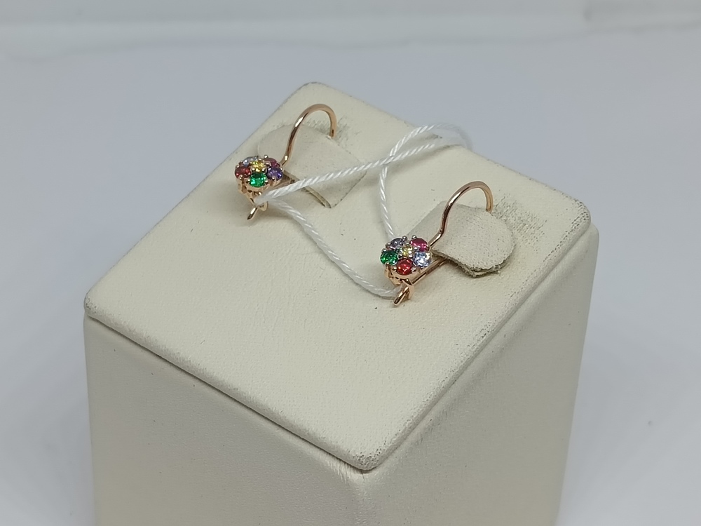 СЕРЬГИ С КАМНЯМИ (Au 585)