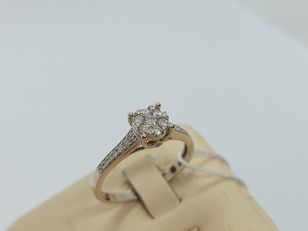 КОЛЬЦО БРИЛЛИАНТ Au 585