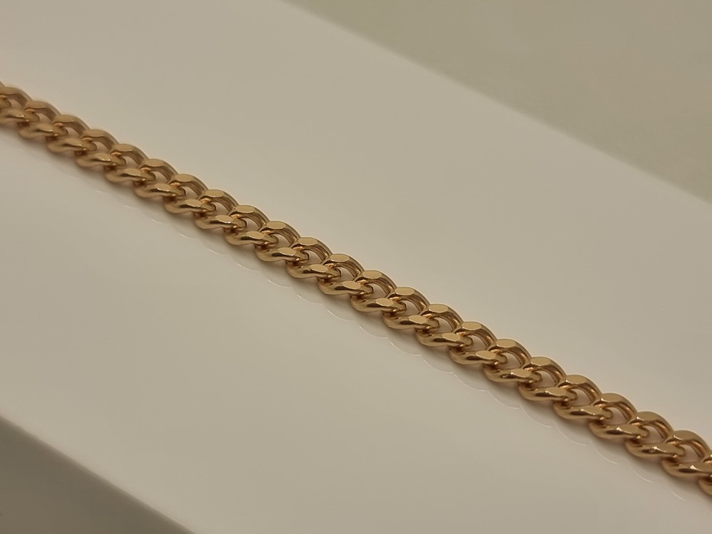 7100002П-18 БРАСЛЕТ ПУСТОТЕЛЫЙ Панцирное (Au 585)