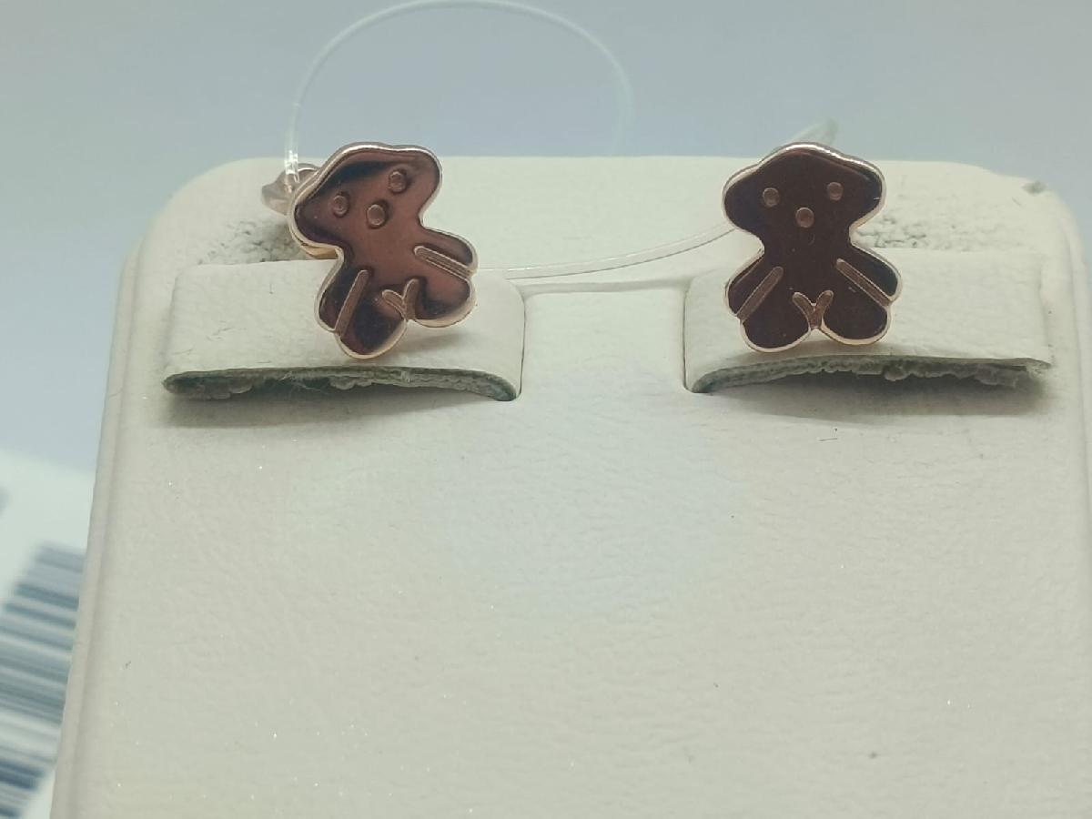 с4391 СЕРЬГИ ПУСЕТЫ без камня (Au 585)