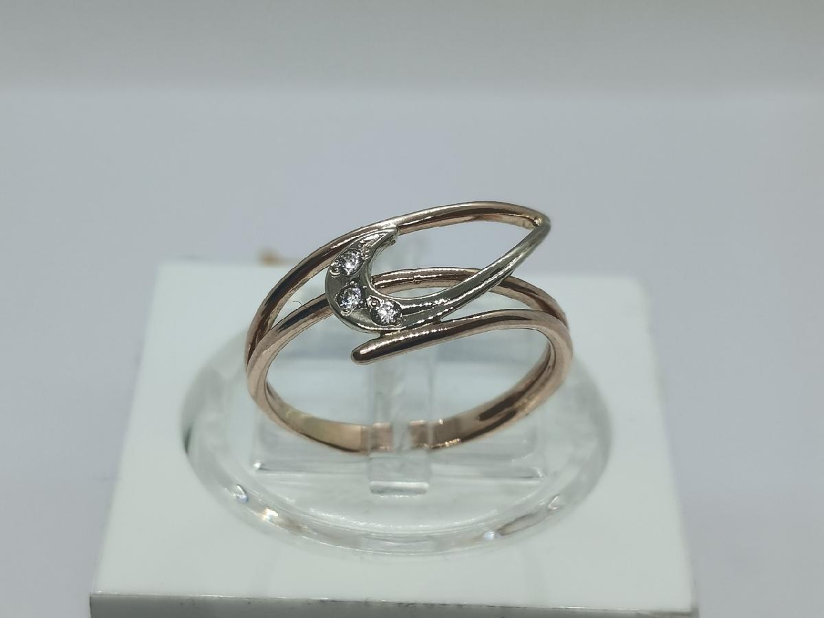 КОЛКМИ585 КОЛЬЦО С КАМНЯМИ (Au 585)