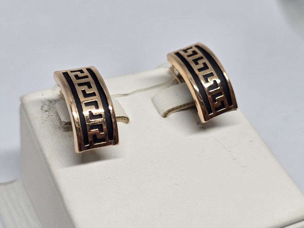 СЕРЬГИ КАУЧУК (Au 585)