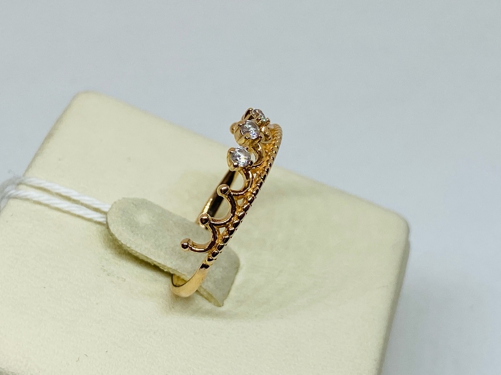 КОЛКМИ585 КОЛЬЦО С КАМНЯМИ (Au 585)