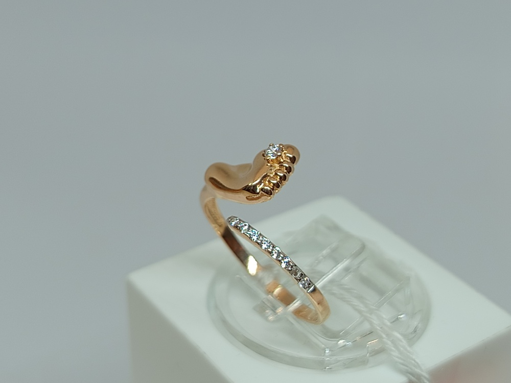 КОЛКМИ585 КОЛЬЦО С КАМНЯМИ (Au 585)
