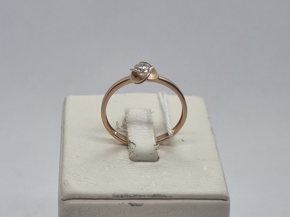 КОЛЬЦО С КАМНЕМ (Au 585)