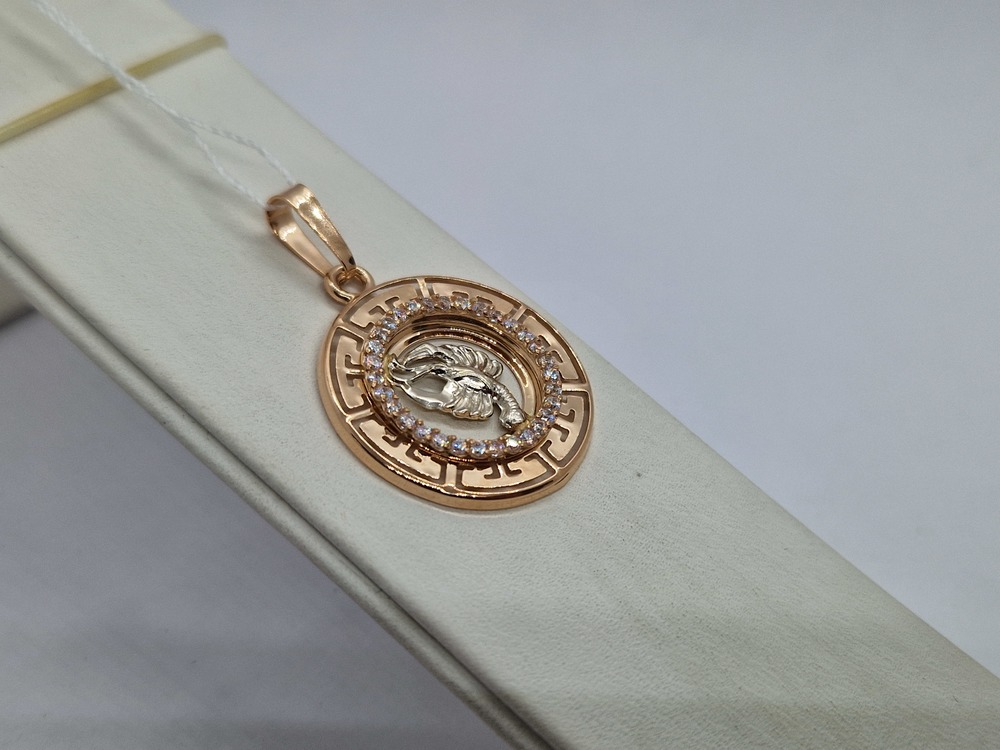 КрСВП/рак/Ф ПОДВЕСКА ЗНАК ЗОДИАКА РАК (Au 585)
