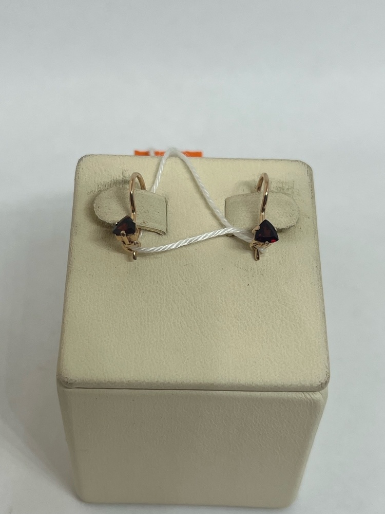 СЕРЬГИ С КАМНЕМ (Au 585)