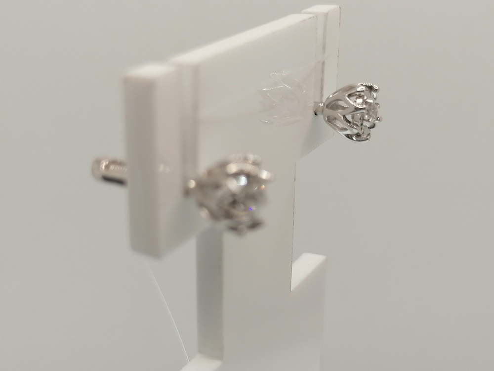 СЕРЬГИ ПУСЕТЫ Бриллиант (Au 585)