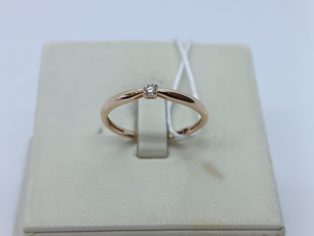 КОЛЬЦО БРИЛЛИАНТ Au 585