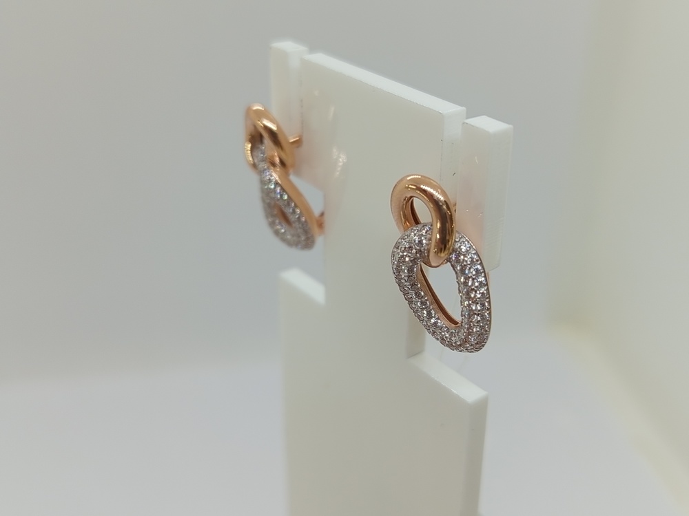 СЕРЬГИ С КАМНЯМИ (Au 585)