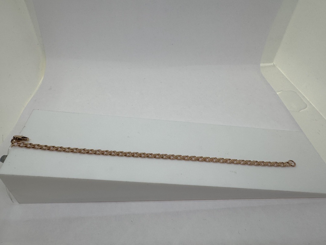 БРАСЛЕТ ПОЛНОВЕСНЫЙ Ромб тройной (Au 585)