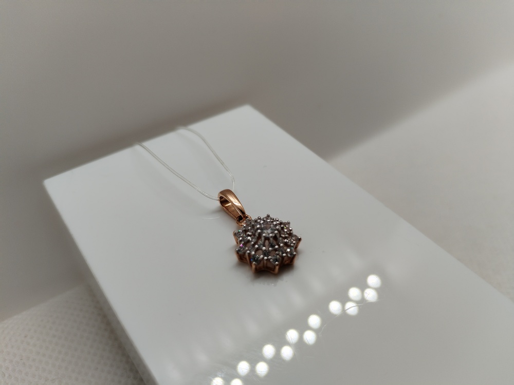 51-130-02020-1 ПОДВЕСКА С КАМНЯМИ (Au 585)