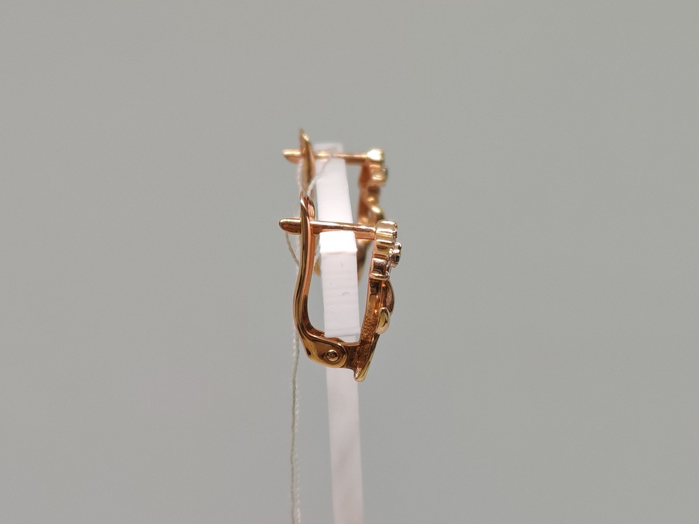 СКМИ585 СЕРЬГИ С КАМНЯМИ (Au 585)