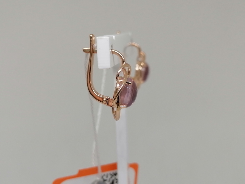 СКМ585 СЕРЬГИ С КАМНЕМ (Au 585) СКМ585 СЕРЬГИ С КАМНЕМ (Au 585)