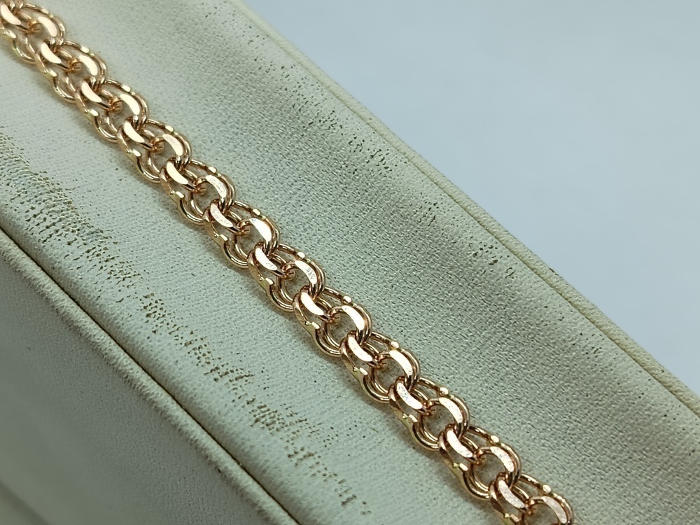 БРАСЛЕТ ПОЛНОВЕСНЫЙ Бисмарк (Au 585)