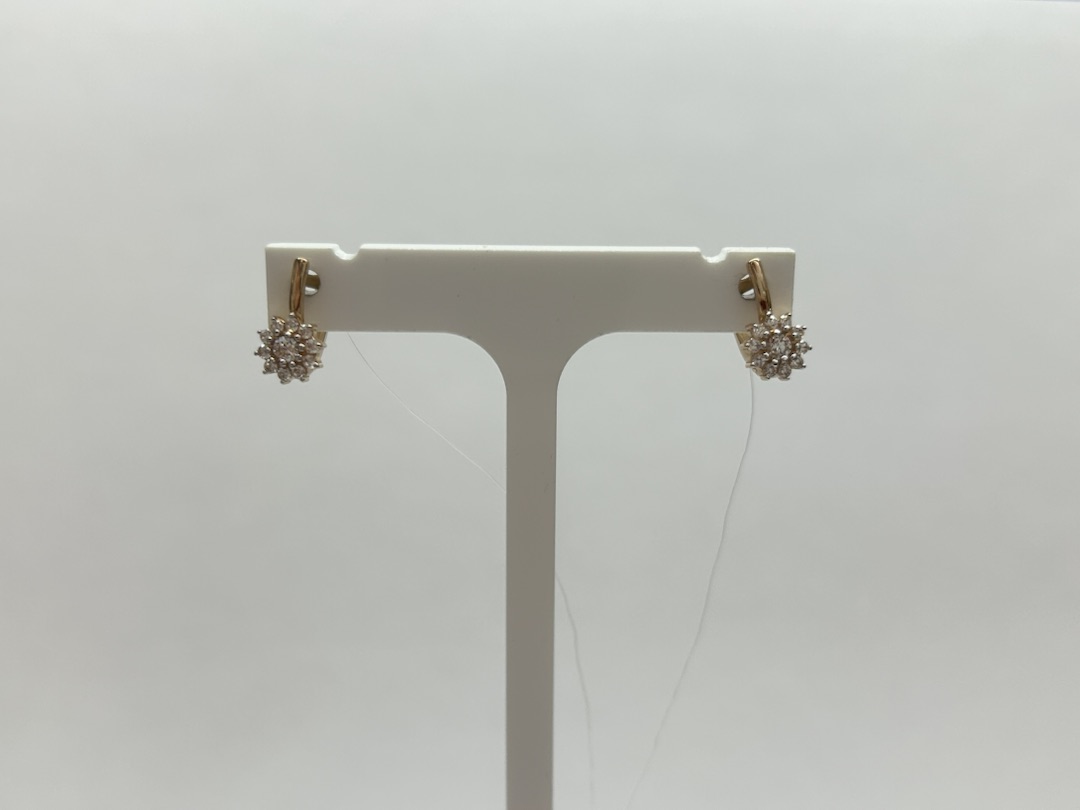 СЕРЬГИ С КАМНЯМИ (Au 585)