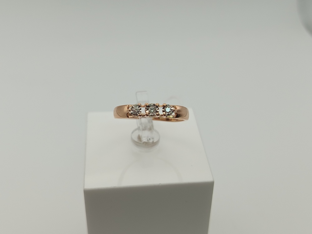 КОЛЬЦО БРИЛЛИАНТ Au 585