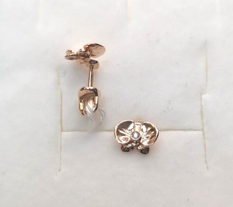 СПУС585 СЕРЬГИ ПУСЕТЫ (Au 585)