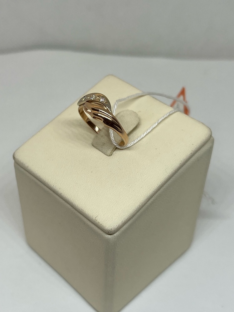 КОЛКМИ585 КОЛЬЦО С КАМНЯМИ (Au 585)