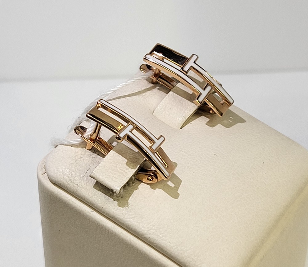 СЕРЬГИ ЭМАЛЬ (Au 585)