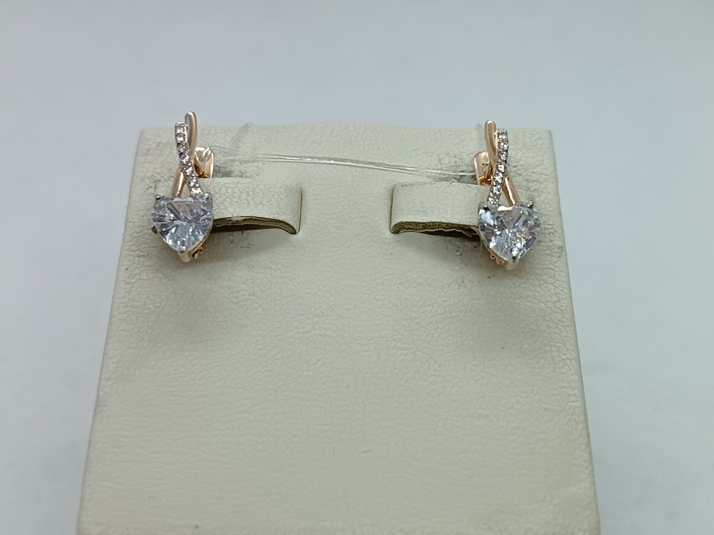 СЕРЬГИ С КАМНЯМИ (Au 585)