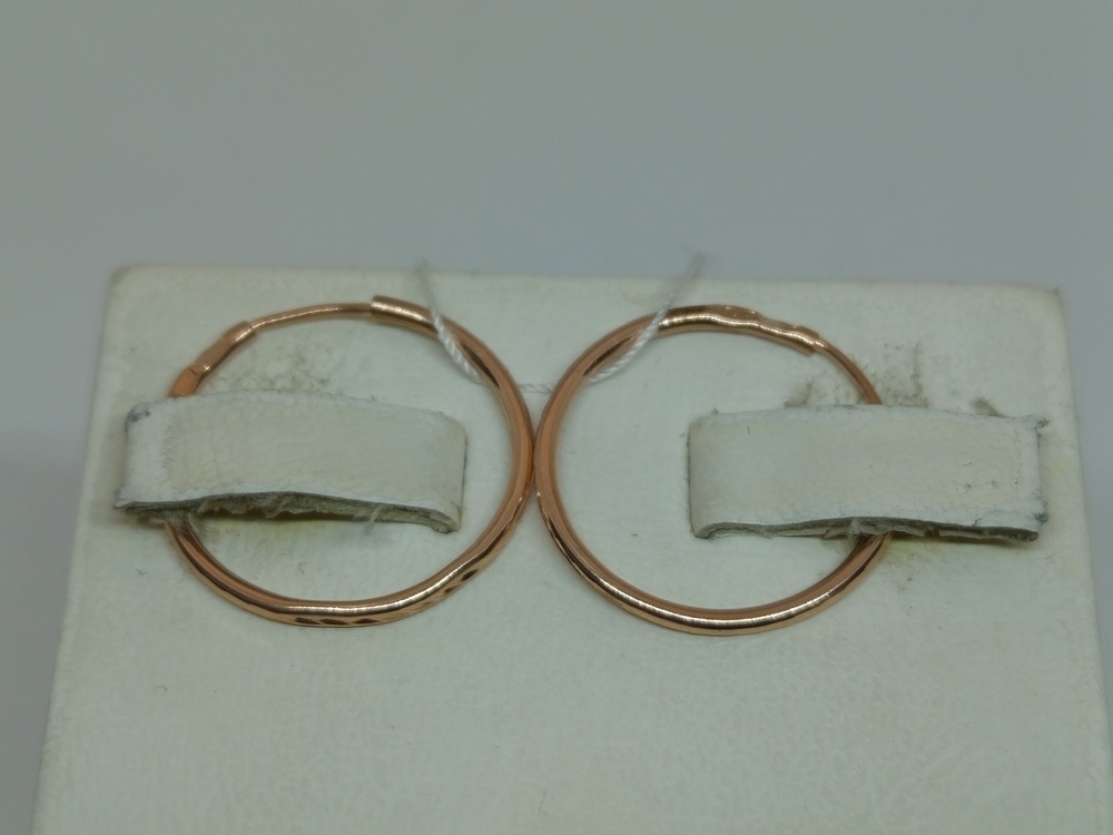 СКОН585 СЕРЬГИ КОНГО (Au 585)