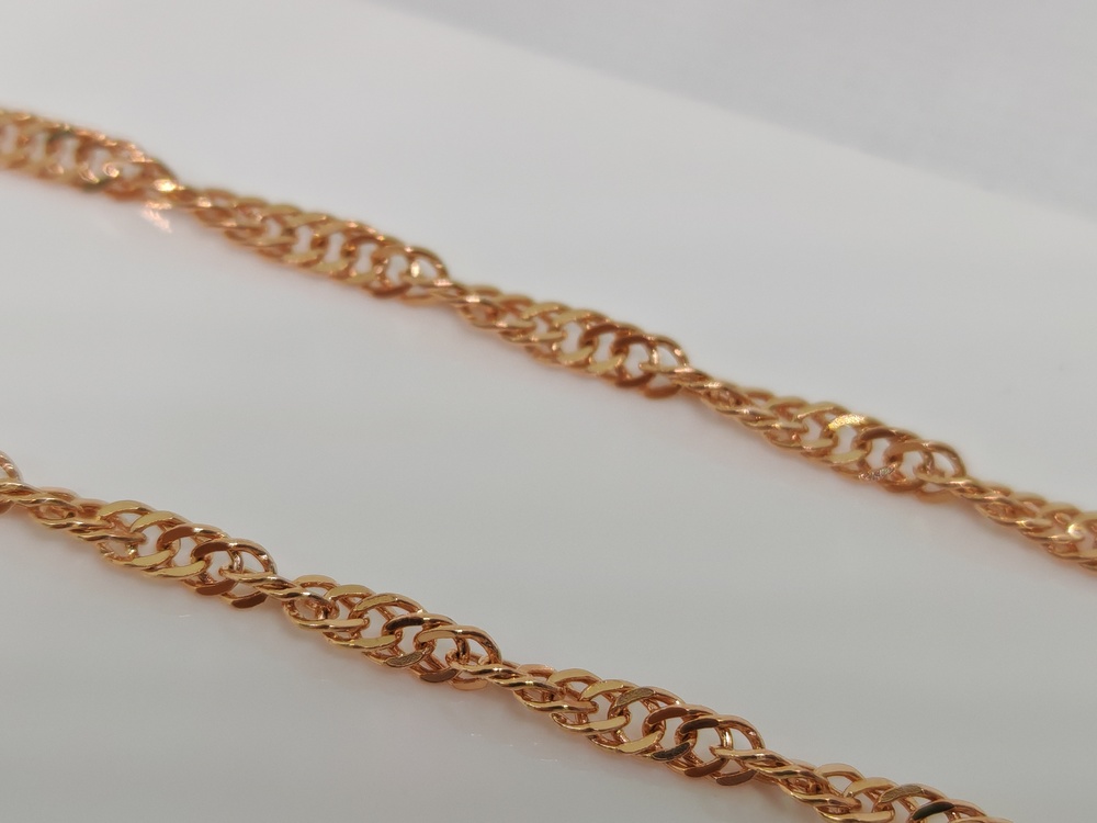 ЦЛСИ585 ЦЕПЬ ПОЛНОВЕСНАЯ Сингапур (Au 585)