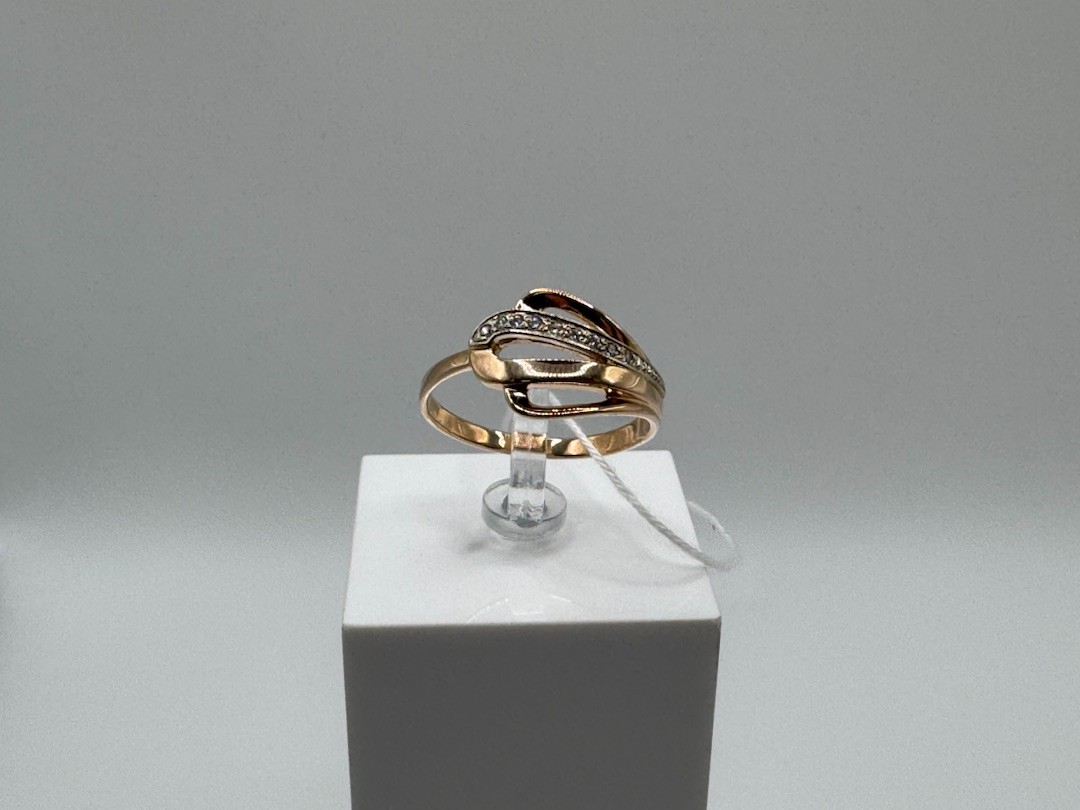 КОЛКМИ585 КОЛЬЦО С КАМНЯМИ (Au 585)