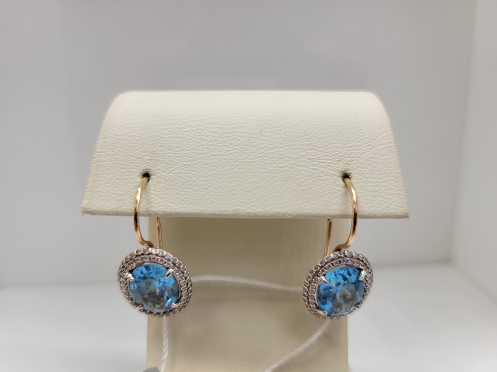 СЕРЬГИ С КАМНЯМИ (Au 585)