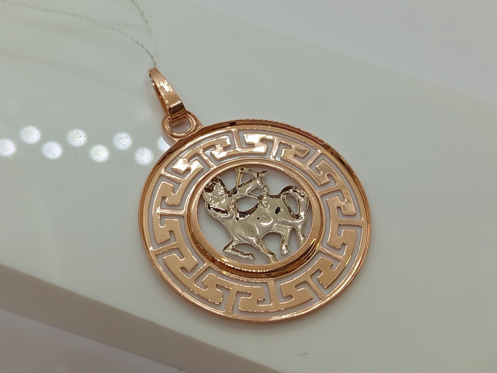 ПОДВЕСКА ЗНАК ЗОДИАКА СТРЕЛЕЦ (Au 585)