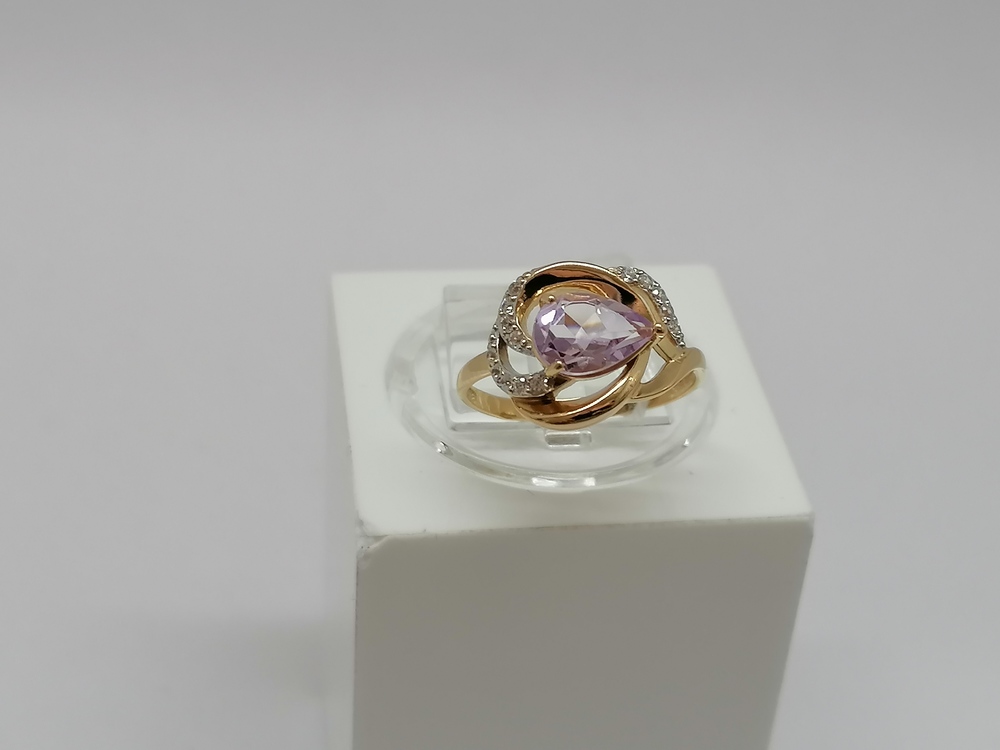 КОЛКМИ585 КОЛЬЦО С КАМНЯМИ (Au 585)