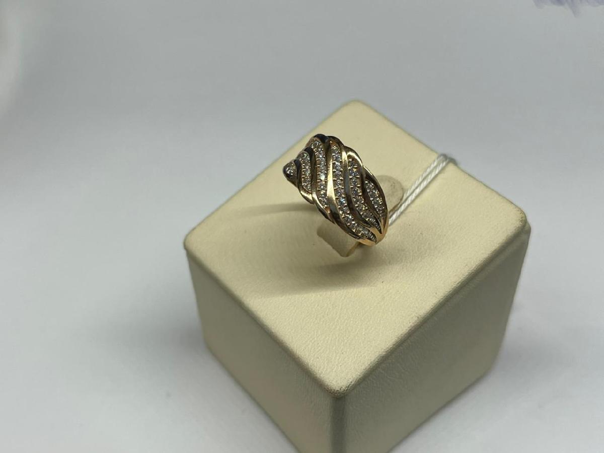 КОЛКМИ585 КОЛЬЦО С КАМНЯМИ (Au 585)