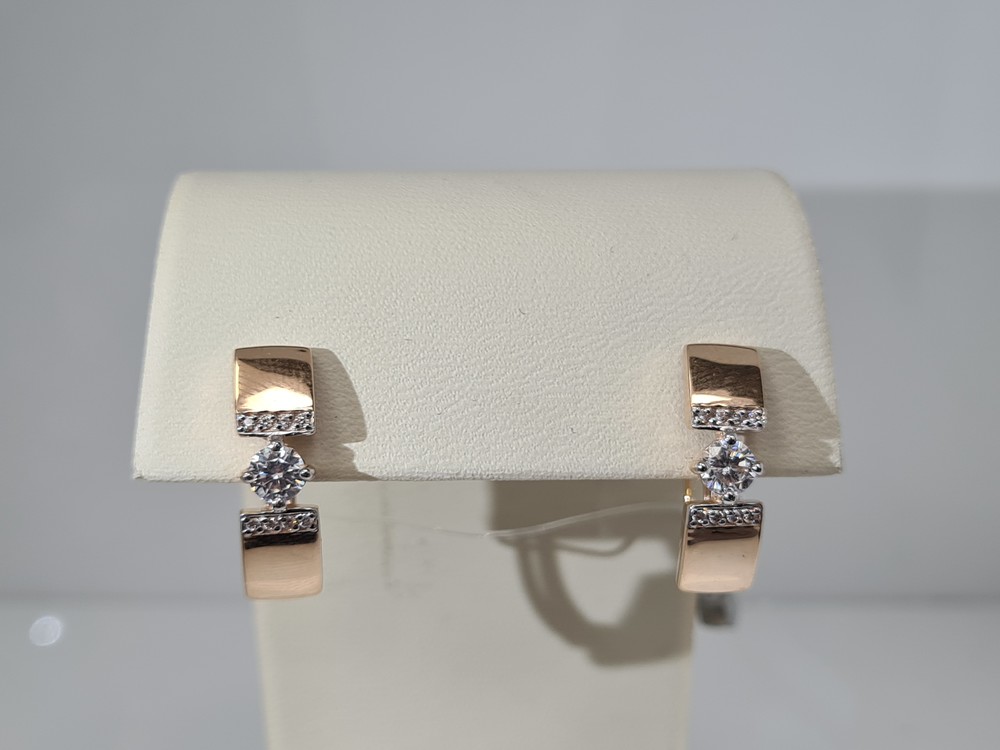 СЕРЬГИ С КАМНЯМИ (Au 585)