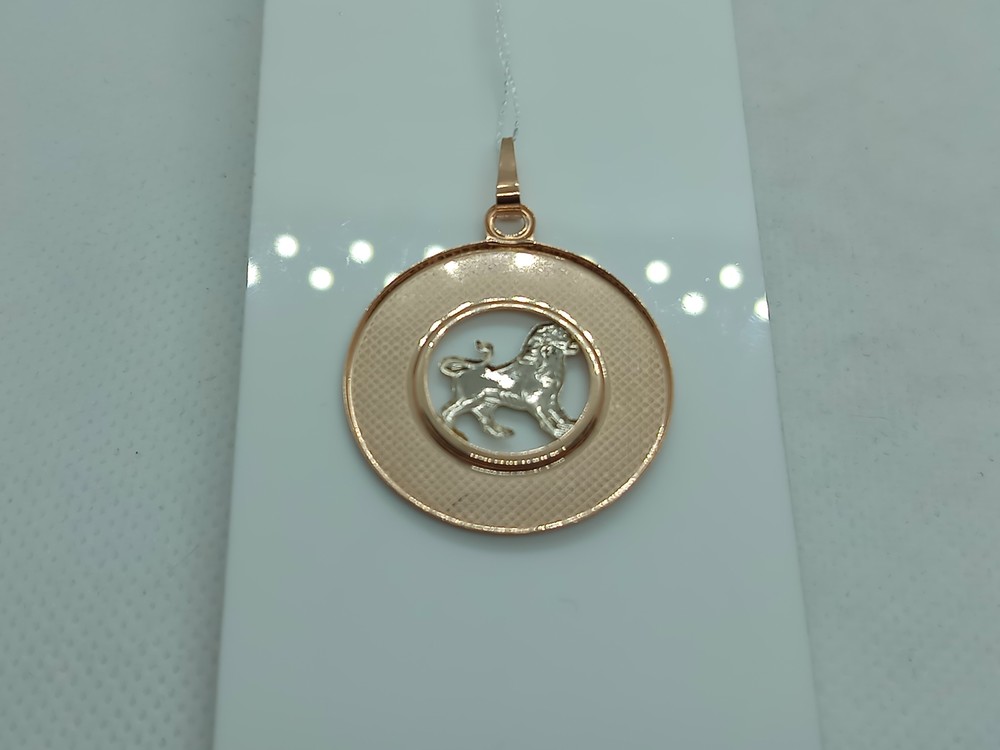 КрБПАлев ПОДВЕСКА ЗНАК ЗОДИАКА ЛЕВ (Au 585)