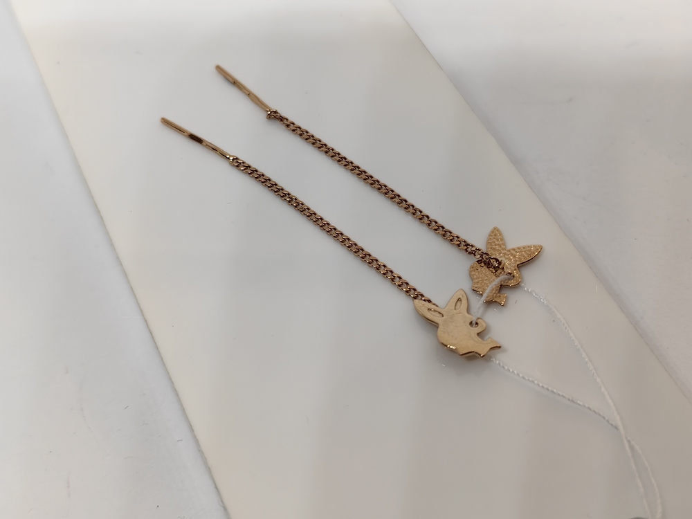 СПРО585 СЕРЬГИ ПРОДЕВКИ (Au 585)