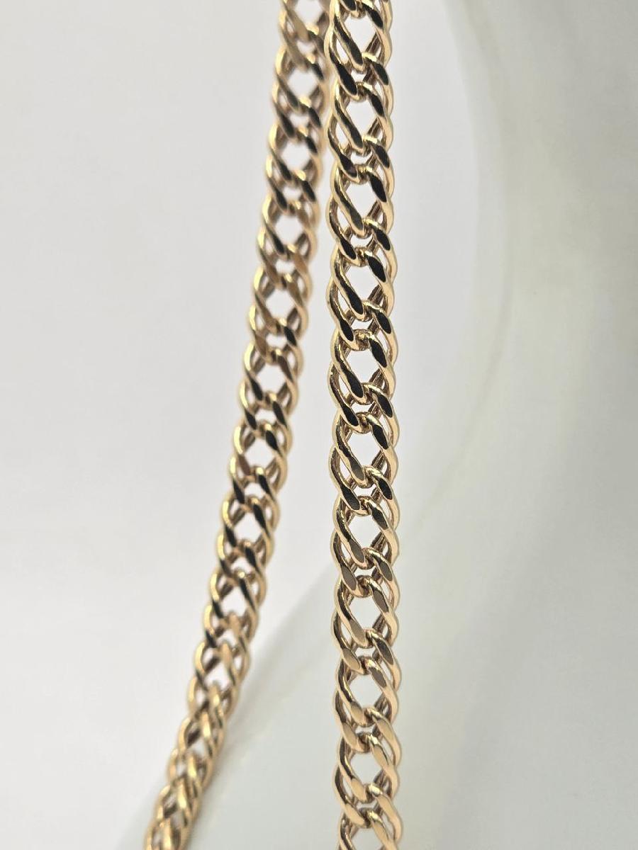 ЦЕПЬ ПУСТОТЕЛАЯ Ромб двойной (Au 585)