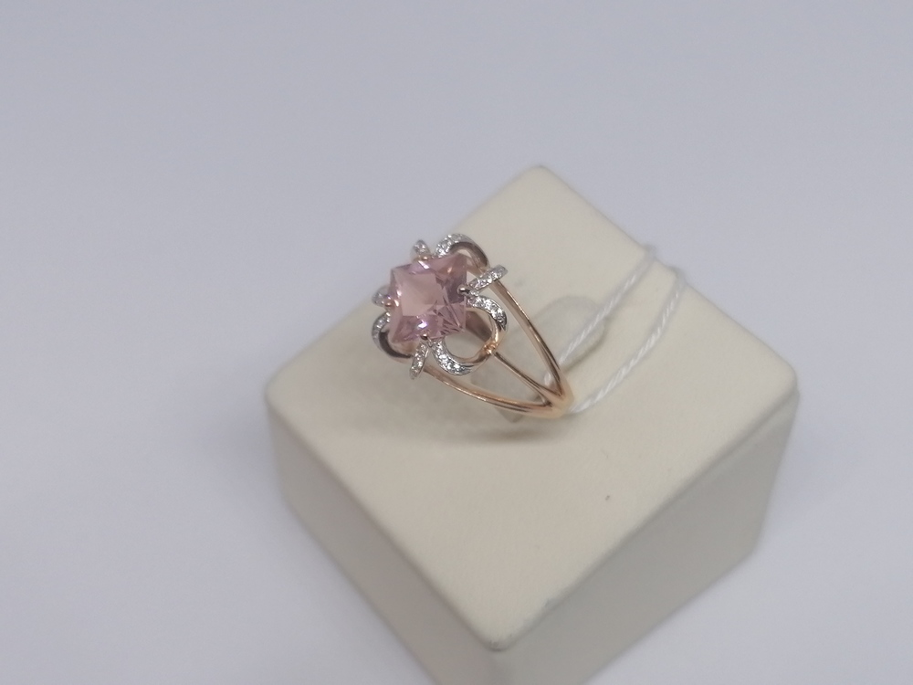 КОЛКМИ585 КОЛЬЦО С КАМНЯМИ (Au 585)