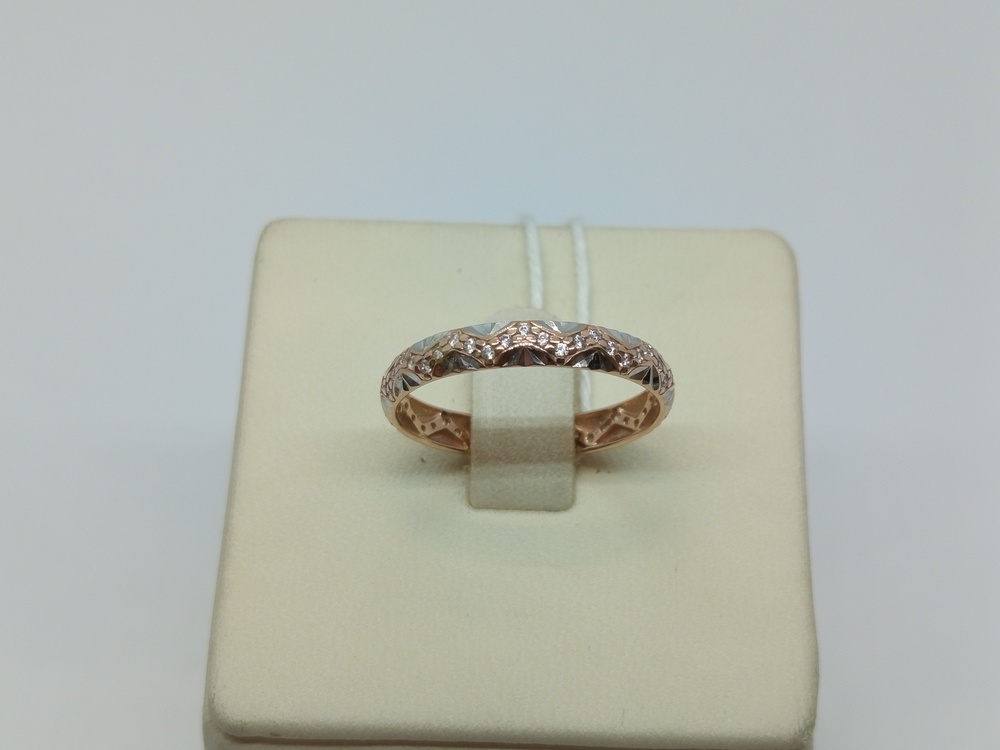 КОЛКМИ585 КОЛЬЦО С КАМНЯМИ (Au 585)