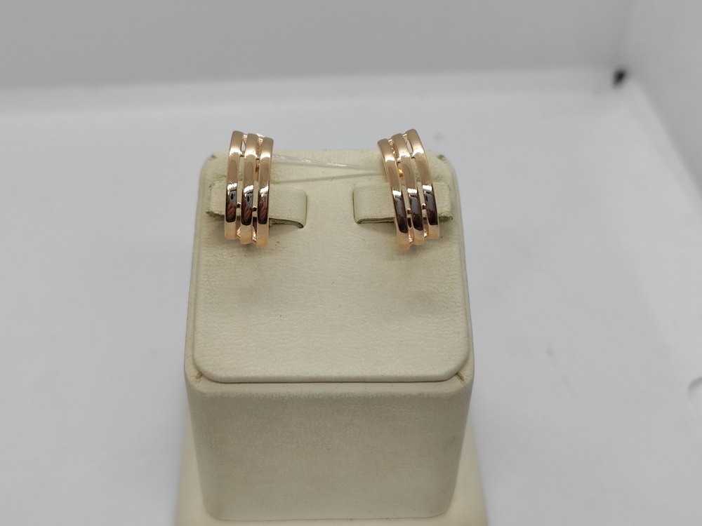 СЕРЬГИ БЕЗ КАМНЯ (Au 585)