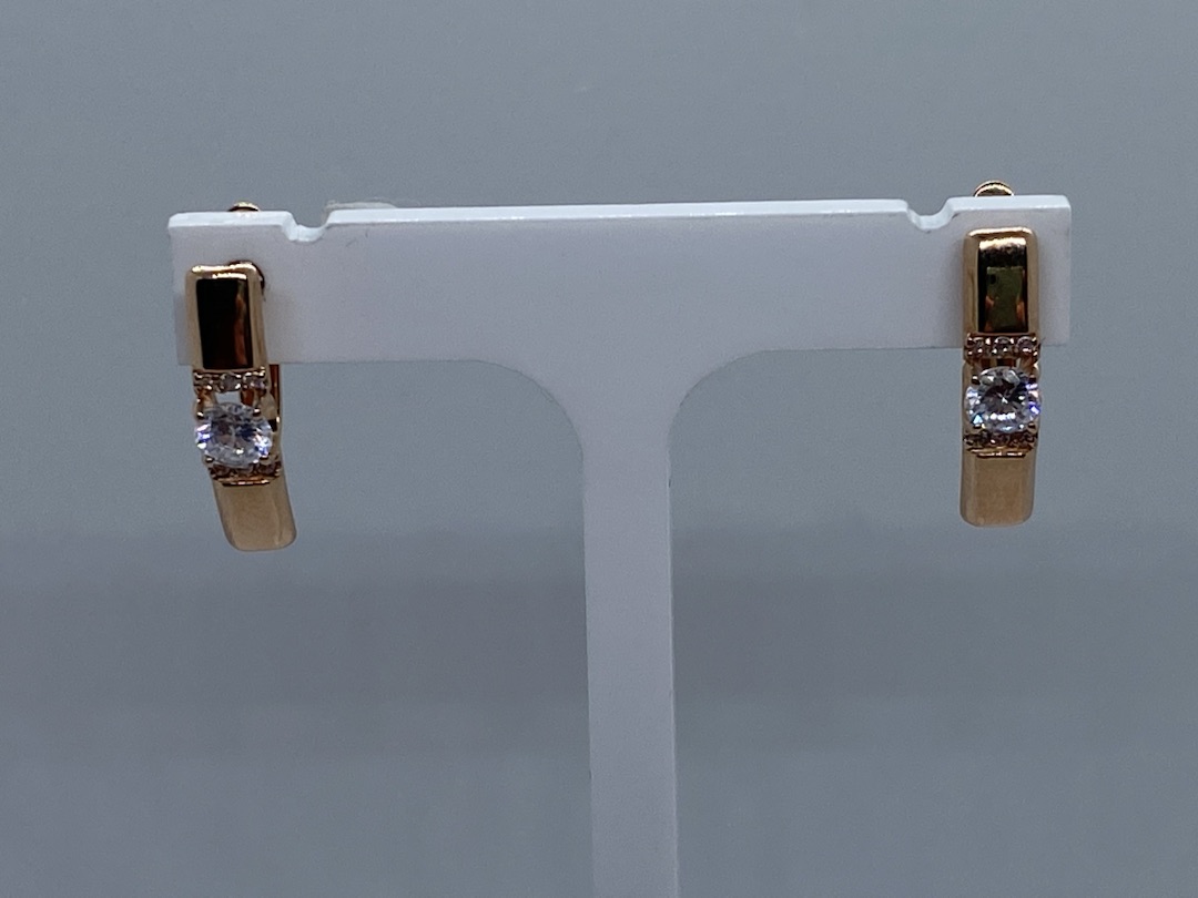 СЕРЬГИ С КАМНЯМИ (Au 585)