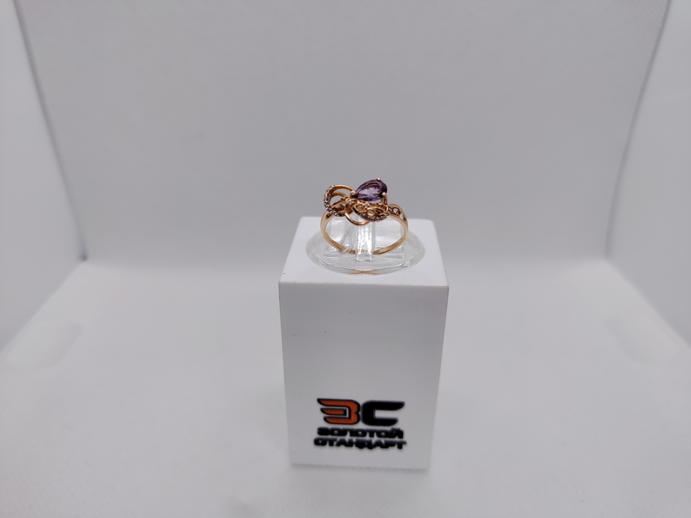 КОЛКМИ585 КОЛЬЦО С КАМНЯМИ (Au 585)