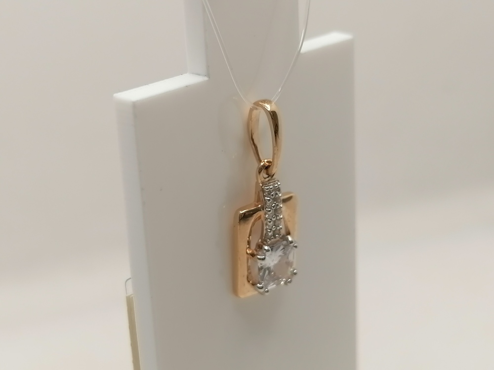 ПОДВЕСКА С КАМНЯМИ (Au 585)