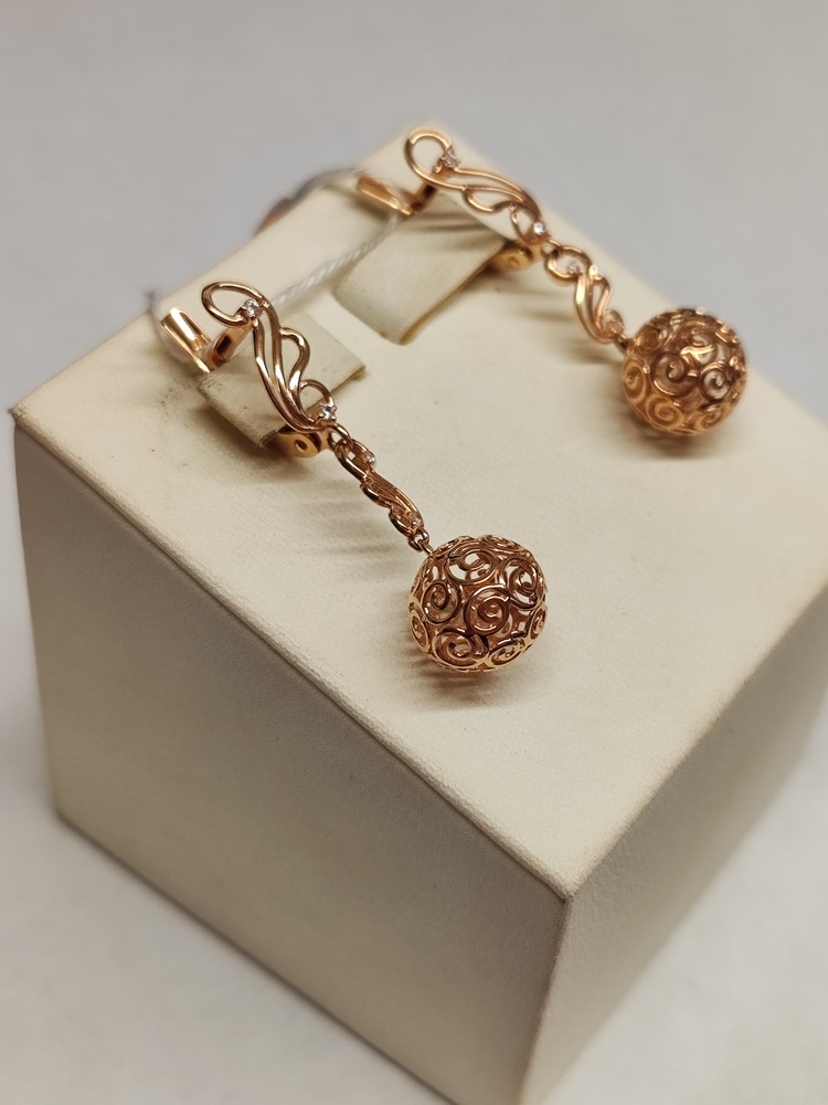 СКМИ585 СЕРЬГИ С КАМНЯМИ (Au 585) СКМИ585 СЕРЬГИ С КАМНЯМИ (Au 585)