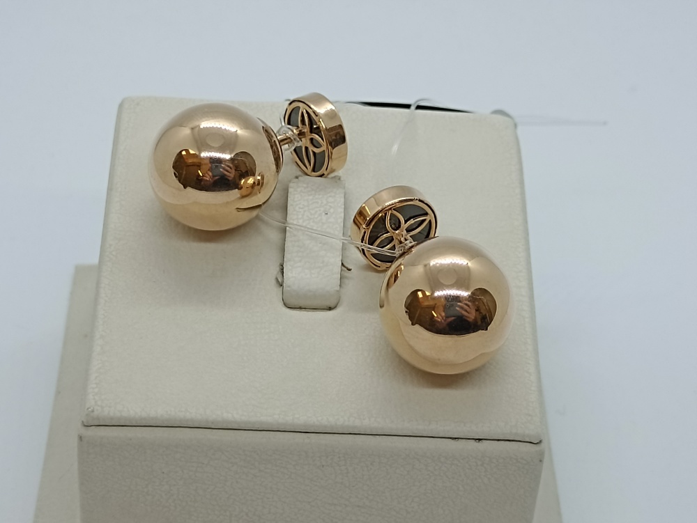 СЕРЬГИ С КАМНЕМ (Au 585)