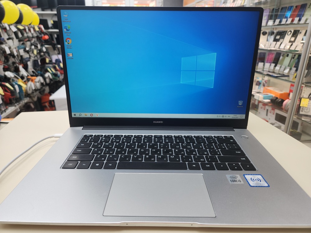 Ноутбук Huawei; Core i3-10110U, Intel UHD Graphics, 8 Гб, 250 Гб, Нет