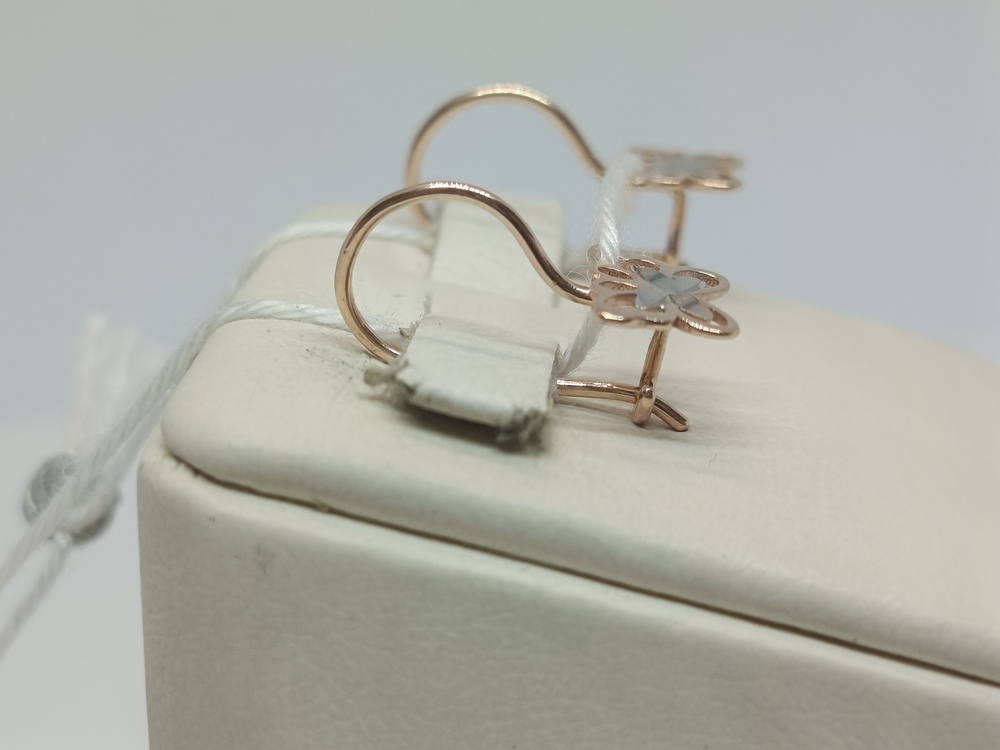 СБКМ585 СЕРЬГИ БЕЗ КАМНЯ (Au 585)