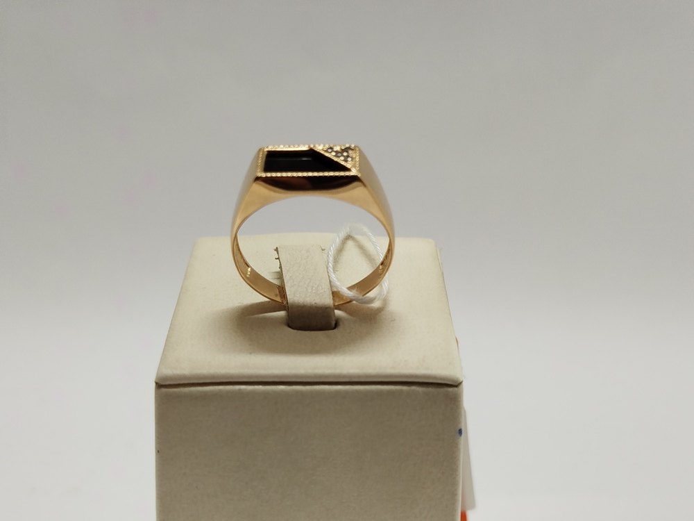 ПЕЧАТКА С КАМНЯМИ (Au 585)