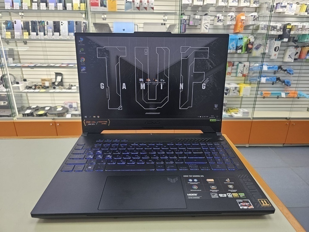 Ноутбук ASUS; Ryzen 7 7435HS, Geforce RTX 4060, 16 Гб, 512 GB, Нет