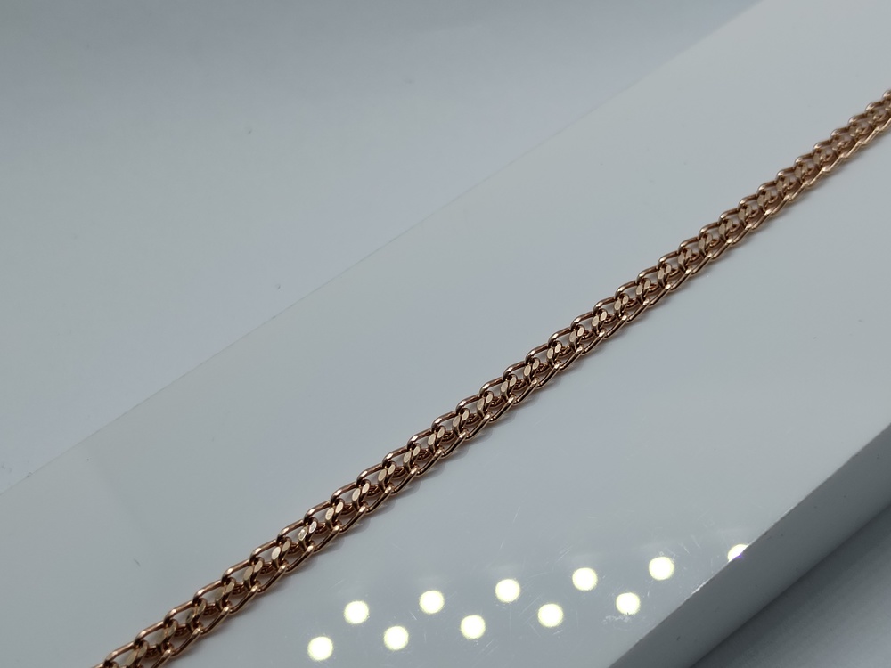 БРАСЛЕТ ПУСТОТЕЛЫЙ Царь (Au 585)