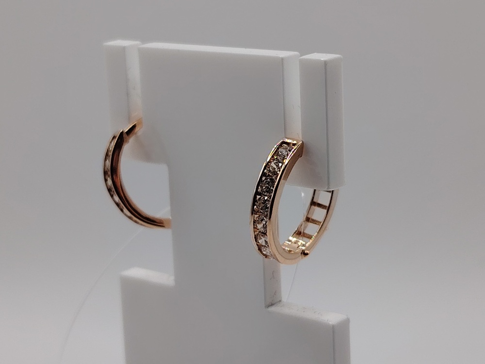 СЕРЬГИ С КАМНЯМИ (Au 585)